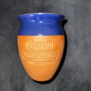 Jose Cuervo Tradicional Cantarito Mexican Terracotta Clay Cup Barro